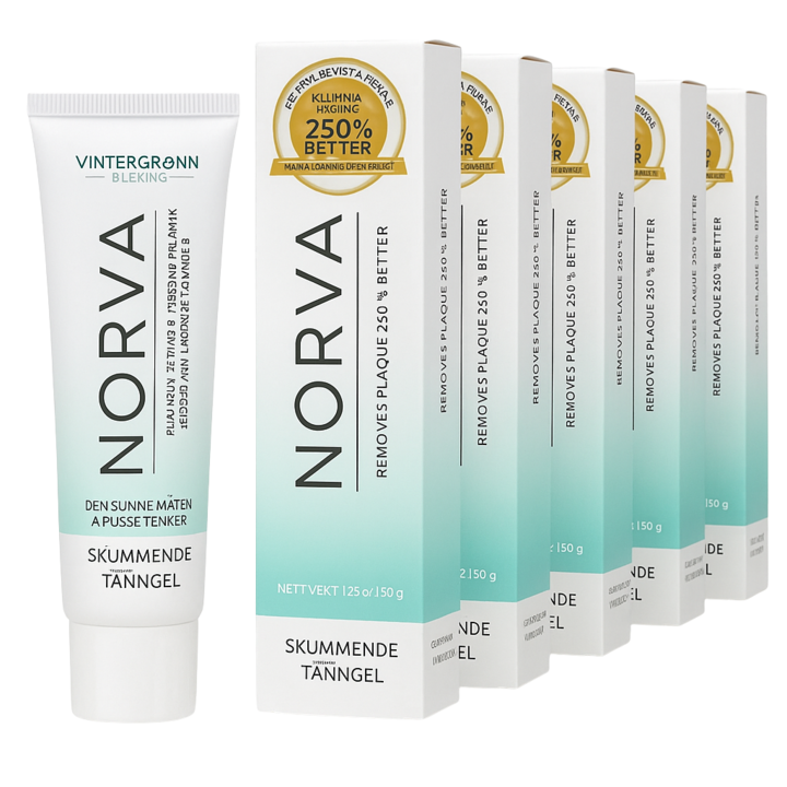 Norva vintergrønn Gel Tannkrem