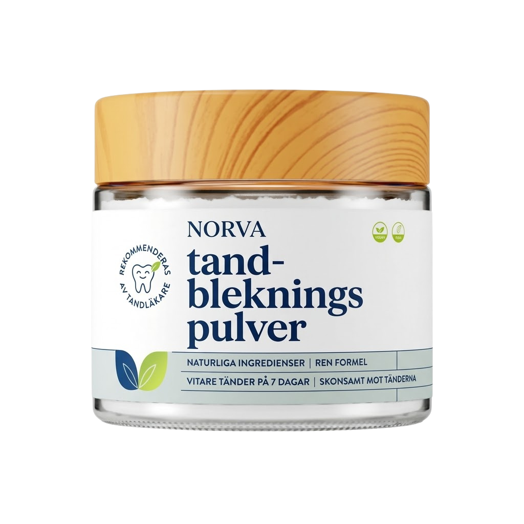 Norva® Trippelverkande Tandblekningspulver