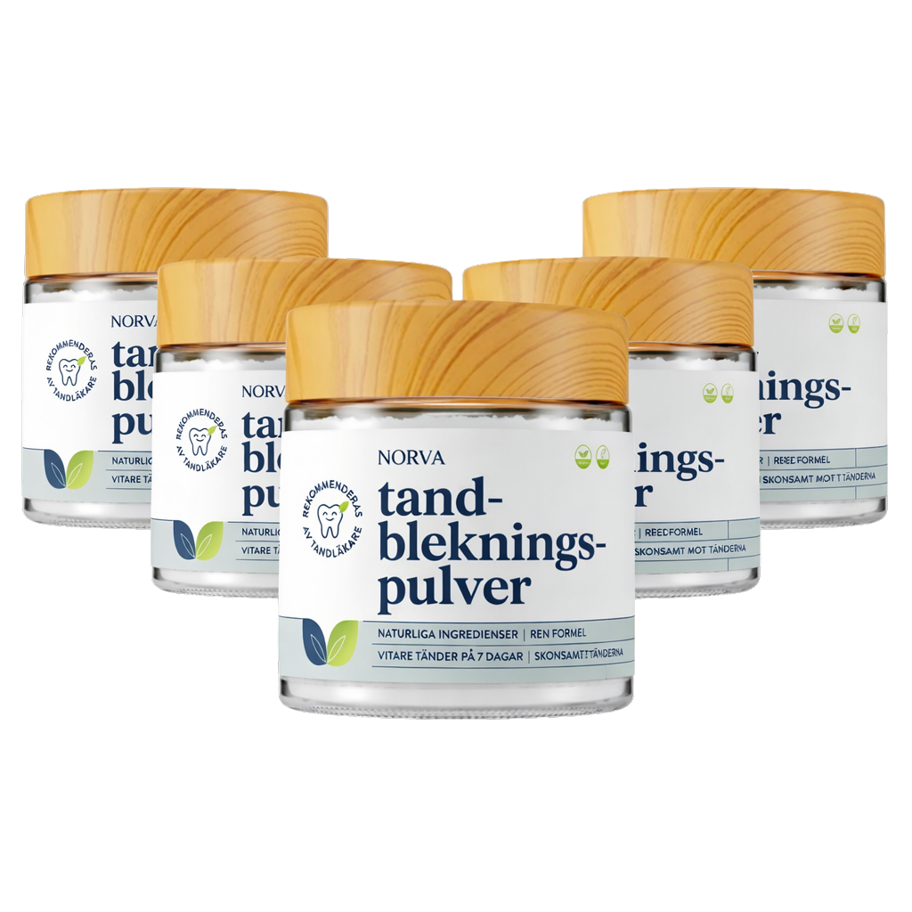Norva® Trippelverkande Tandblekningspulver