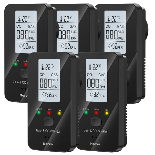 Norva 4-i-1 CO-detektor